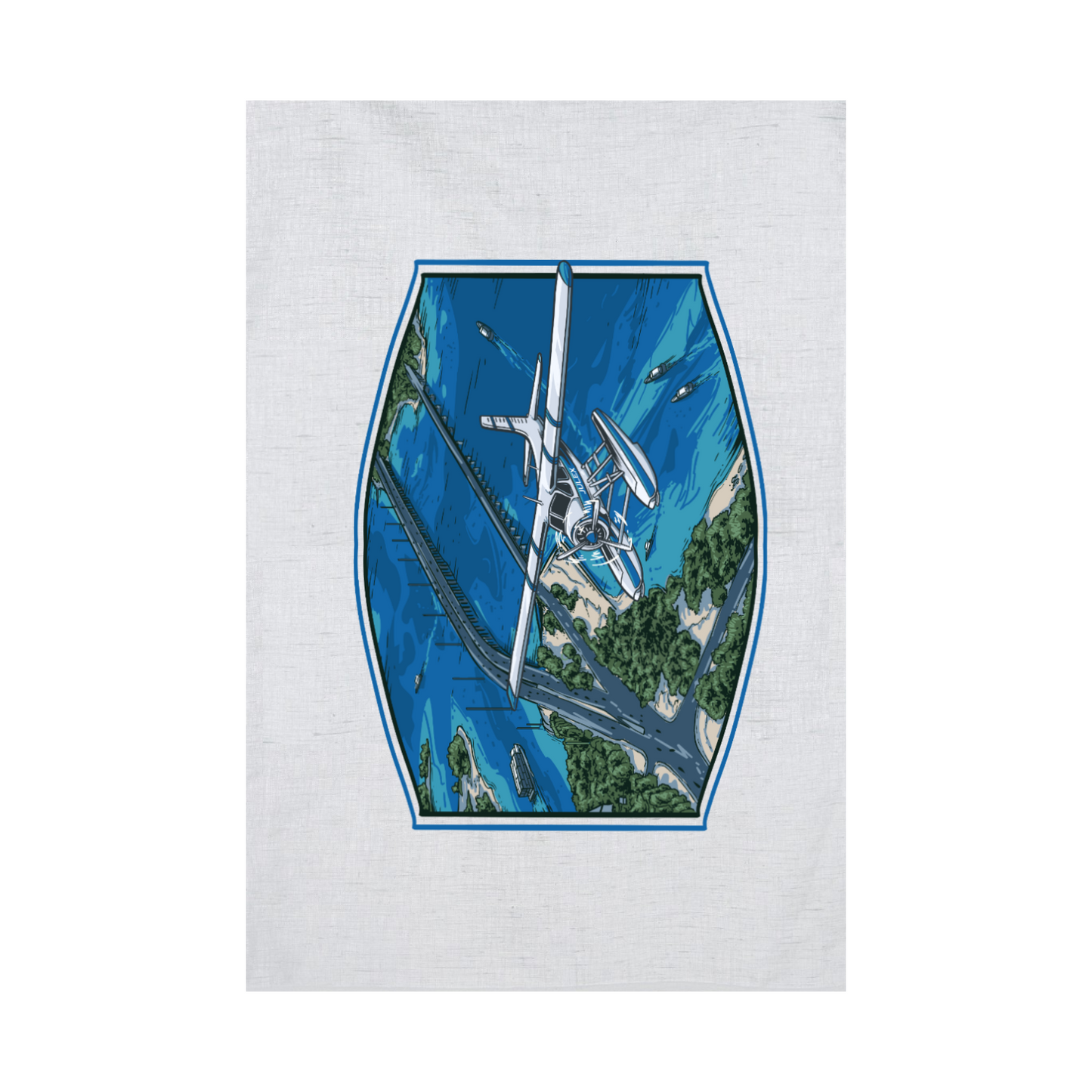 Blue Bay | Geschirrhandtuch