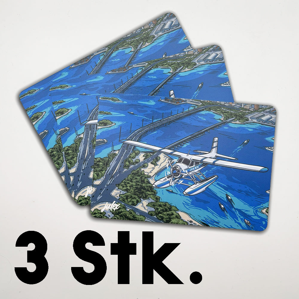 JULEX VI Postkarte | Blue Bay Card (3er Pack)