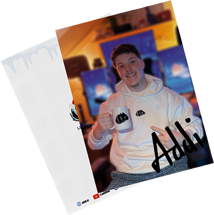 Limitierte Icon Autogrammkarte | Addi LIVE